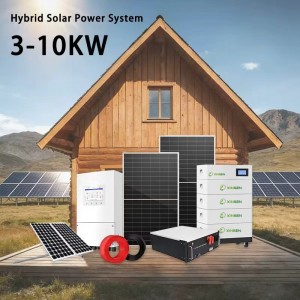 3-10kW Hybrid Solar System Panels, Battery & Inverter Included